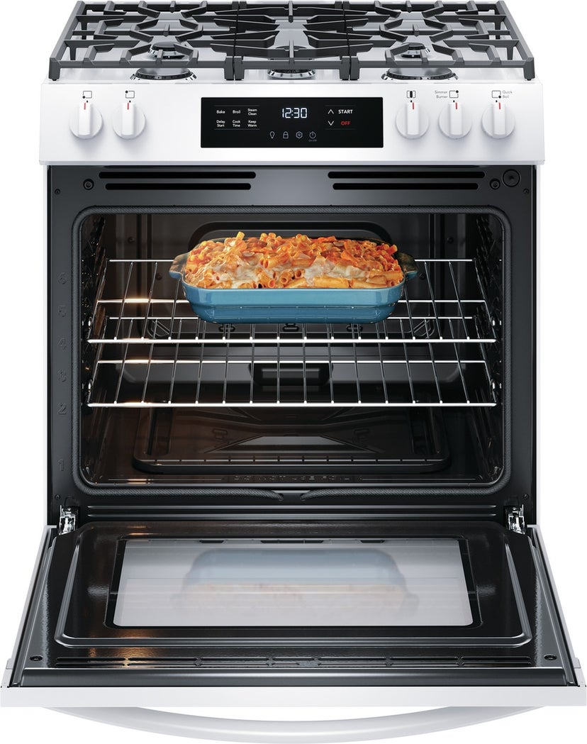 Frigidaire FCFG3062AW 30 Inch Gas Range: White