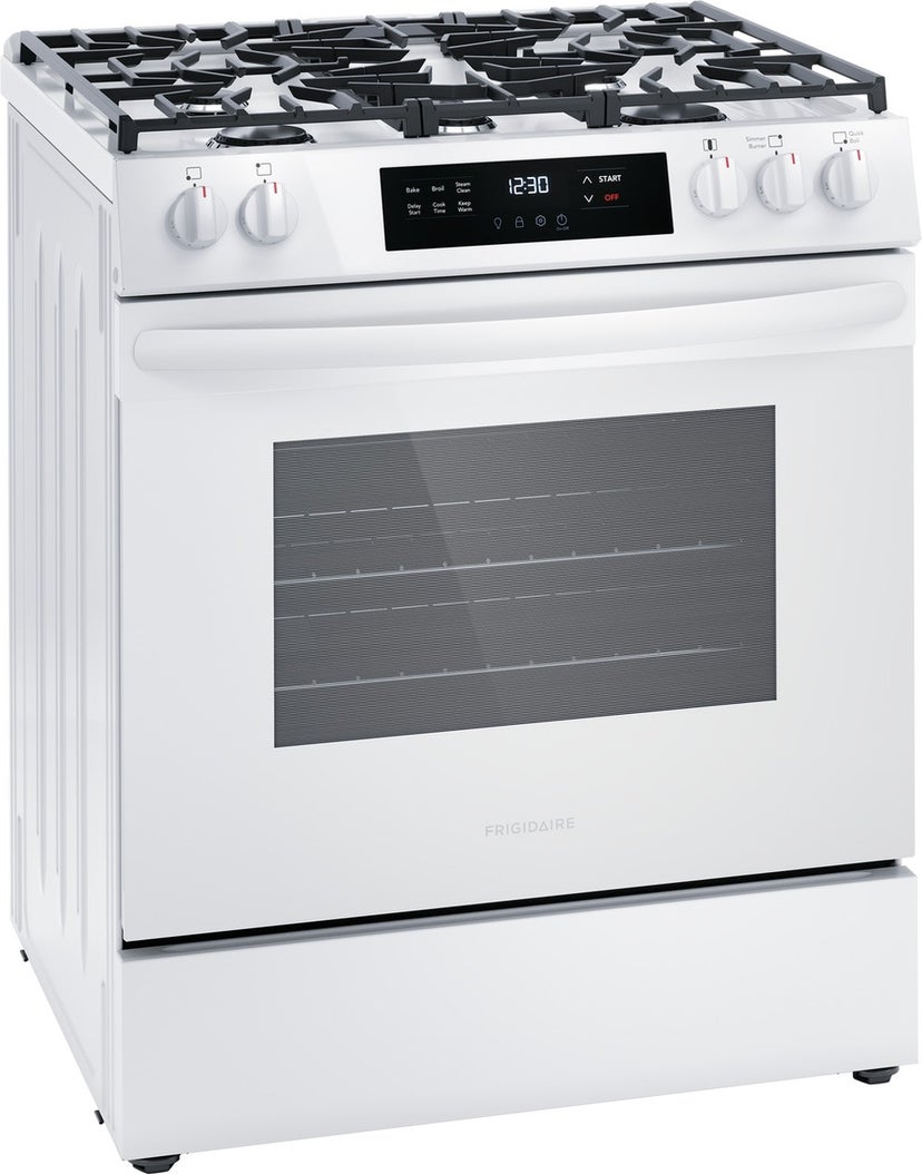 Frigidaire FCFG3062AW 30 Inch Gas Range: White