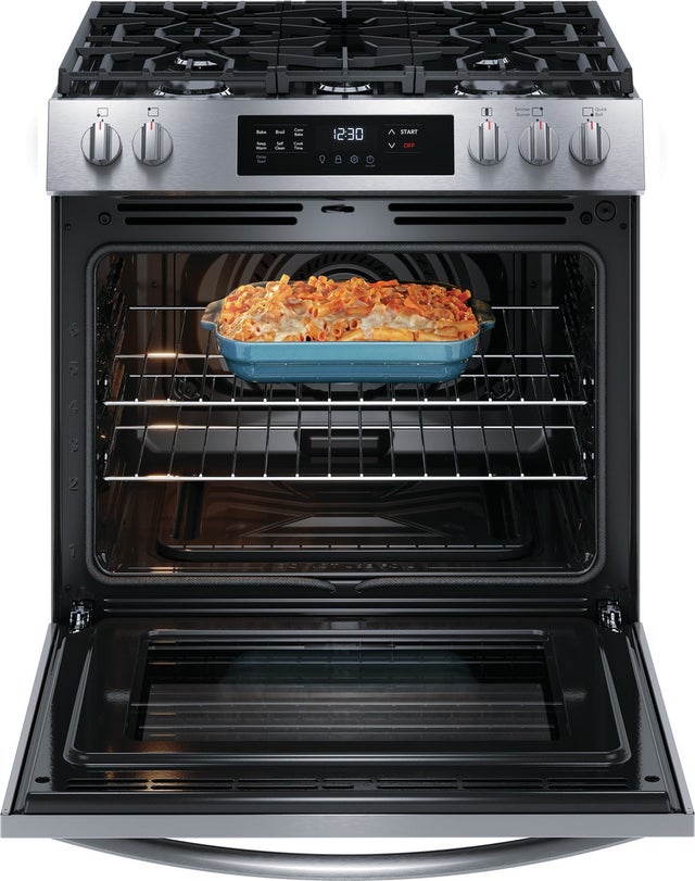 Frigidaire FCFG3083AS 30 Inch Gas Range: Stainless Steel