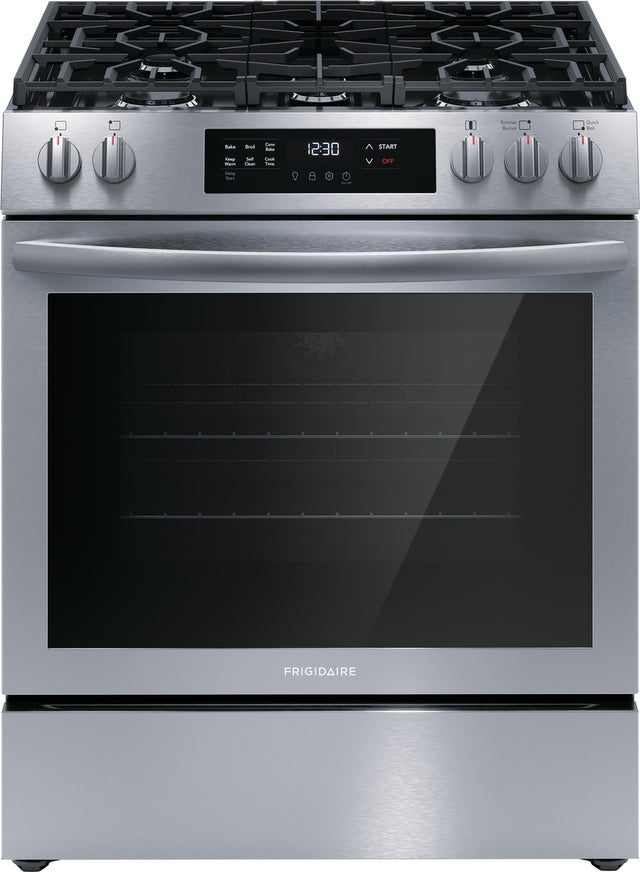 Frigidaire FCFG3083AS 30 Inch Gas Range: Stainless Steel