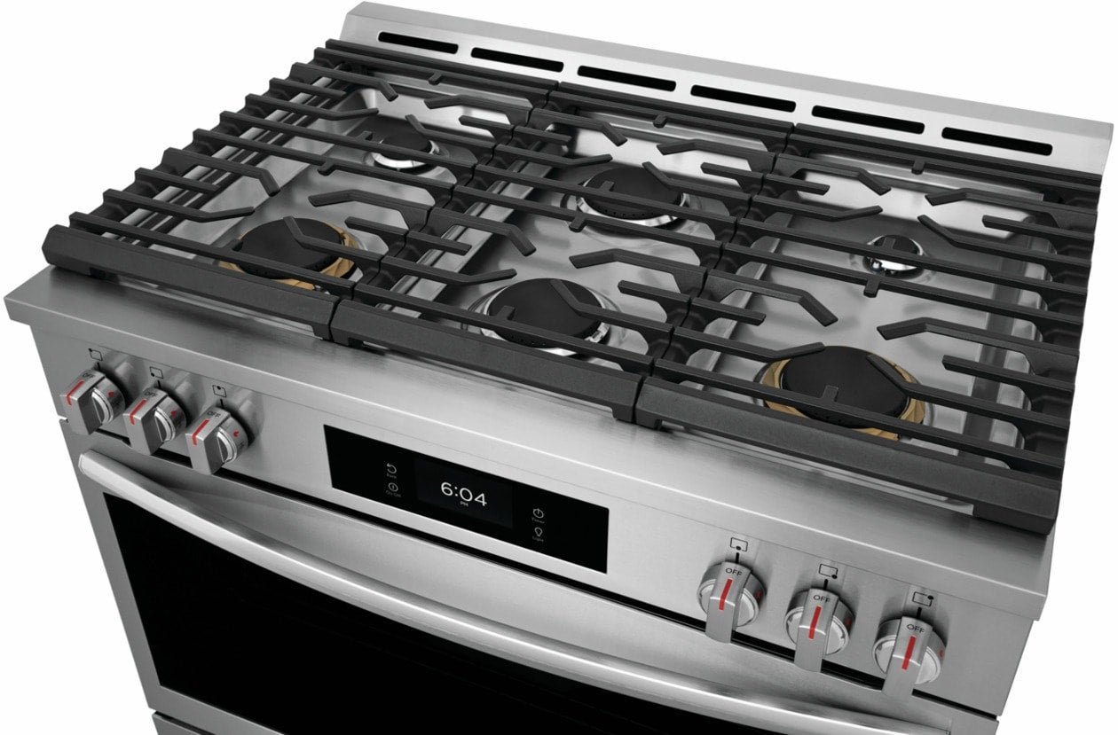 Frigidaire GCFG3661AF 36 Inch Freestanding Gas Range Smudge-Proof