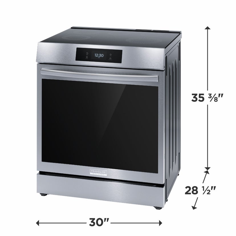 Frigidaire GCFI3060BF 30" Freestanding Induction Range w/ Air Fry: Stain...