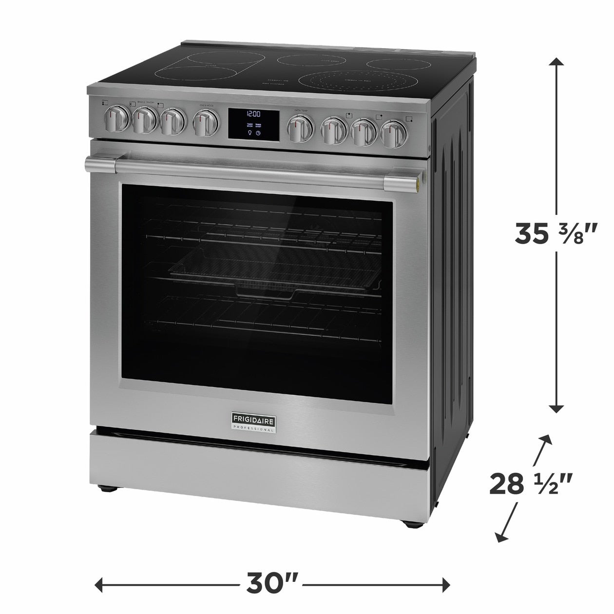 Frigidaire Front Control Electric Range and OTR Microwave Kitchen Package - Thumbnail 5