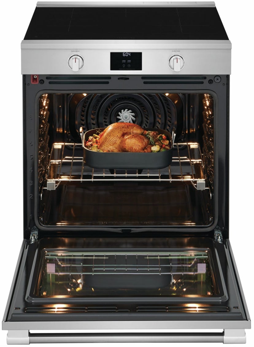 Frigidaire PCFI3080AF 30 Inch Slide-In Induction Range with 5 Elements, ...