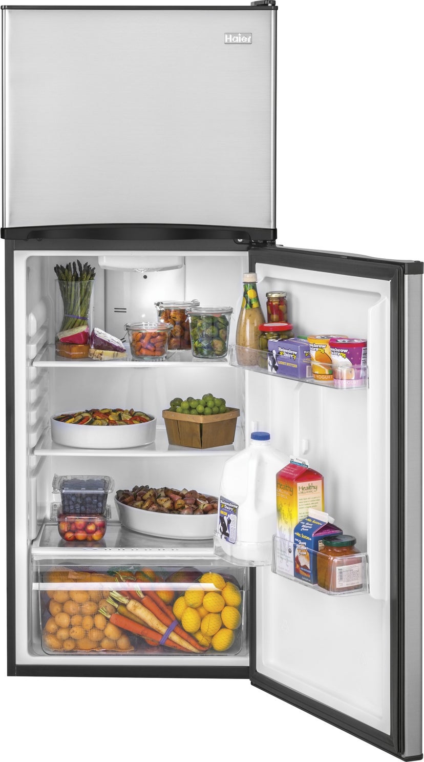 Haier HA10TG21SS 24 Inch, 9.8 Cu. Ft. Freestanding Counter Depth To...