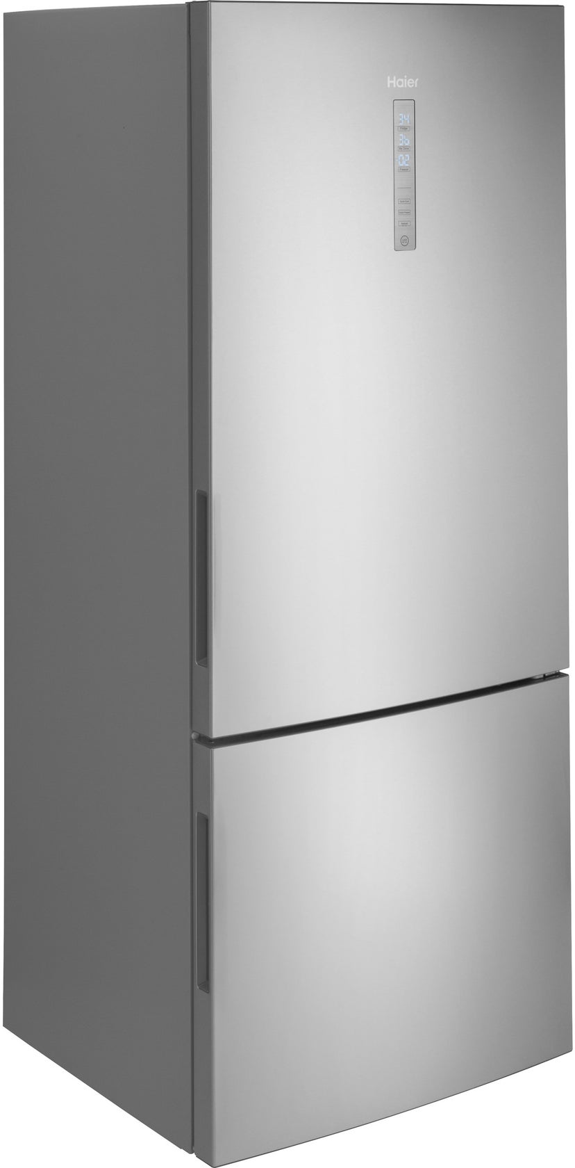 Haier HRB15N3BGS 28 Inch, 15 Cu. Ft. Freestanding Bottom Freezer Re...