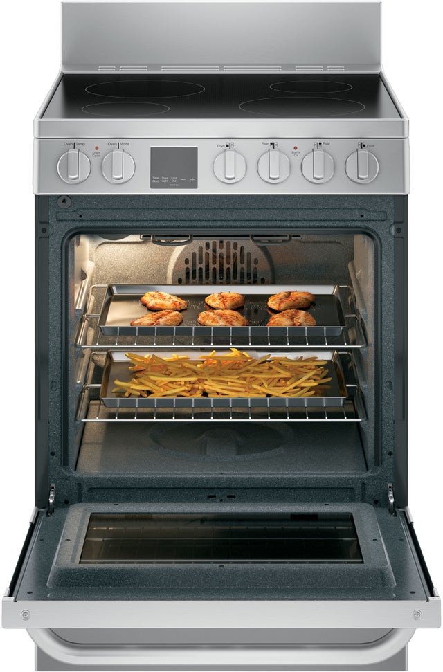 Haier QAS740RMSS 24 Inch Freestanding Electric Range with 4 Element...