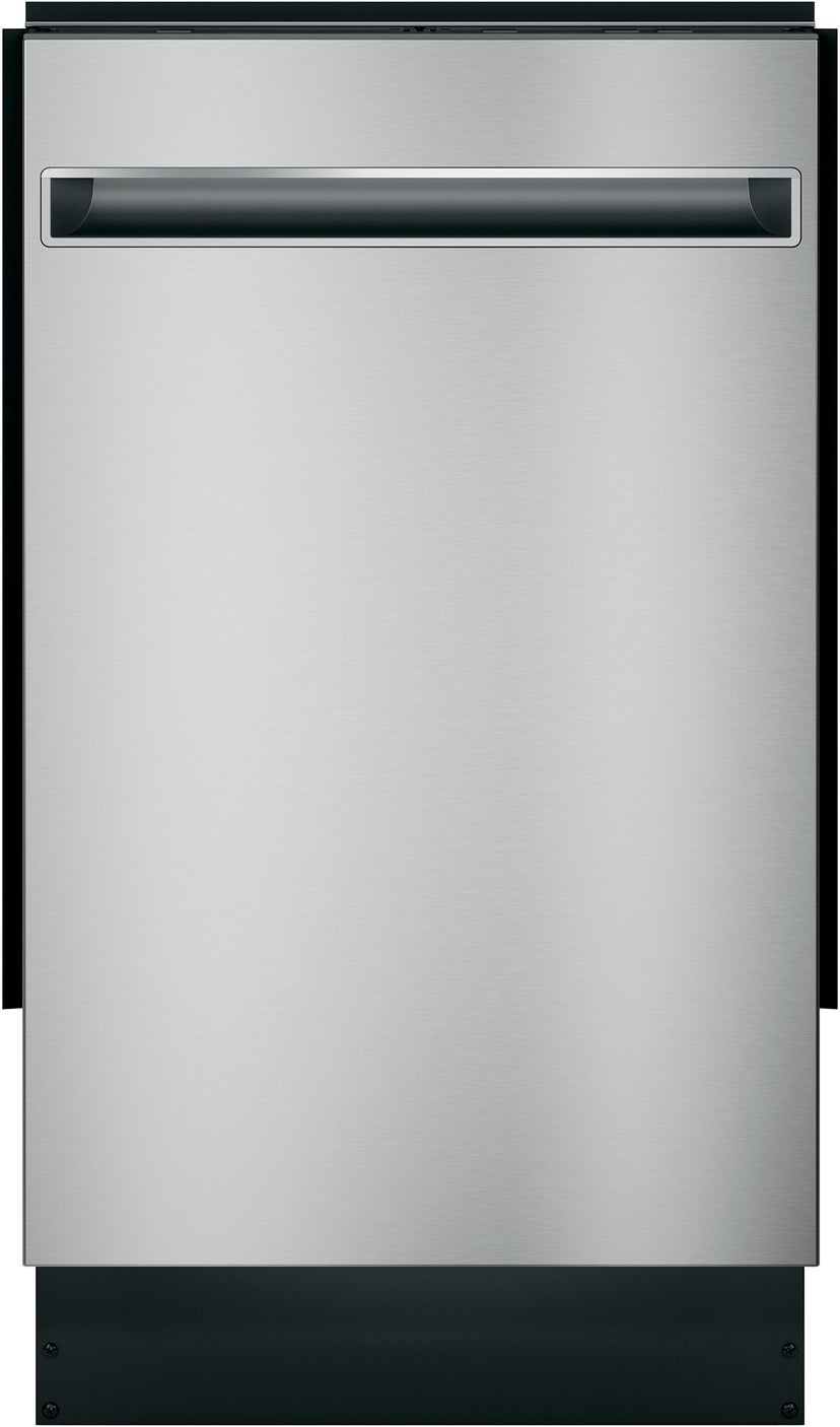 Haier QDT125SSLSS 18 Inch Built-In Pocket Handle Dishwasher with 8 P...