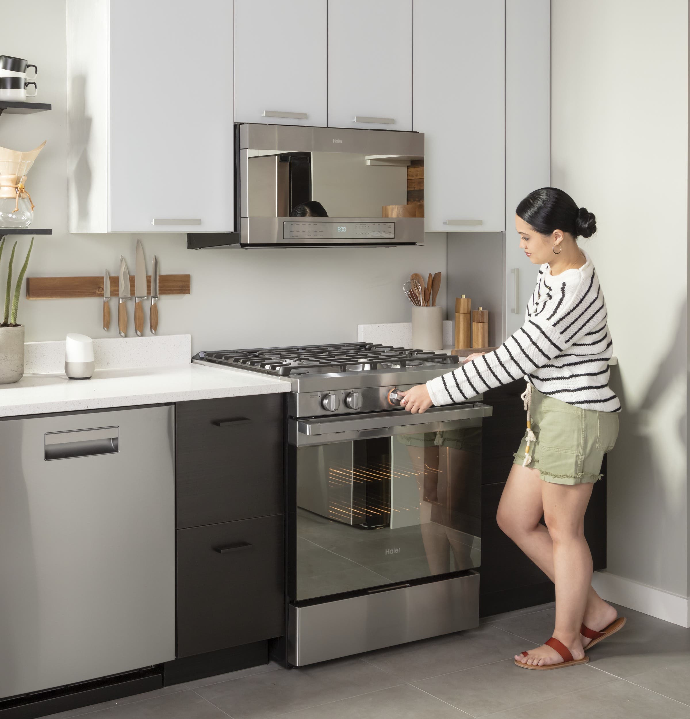Haier QGSS740RNSS Stainless Steel, Natural Gas
