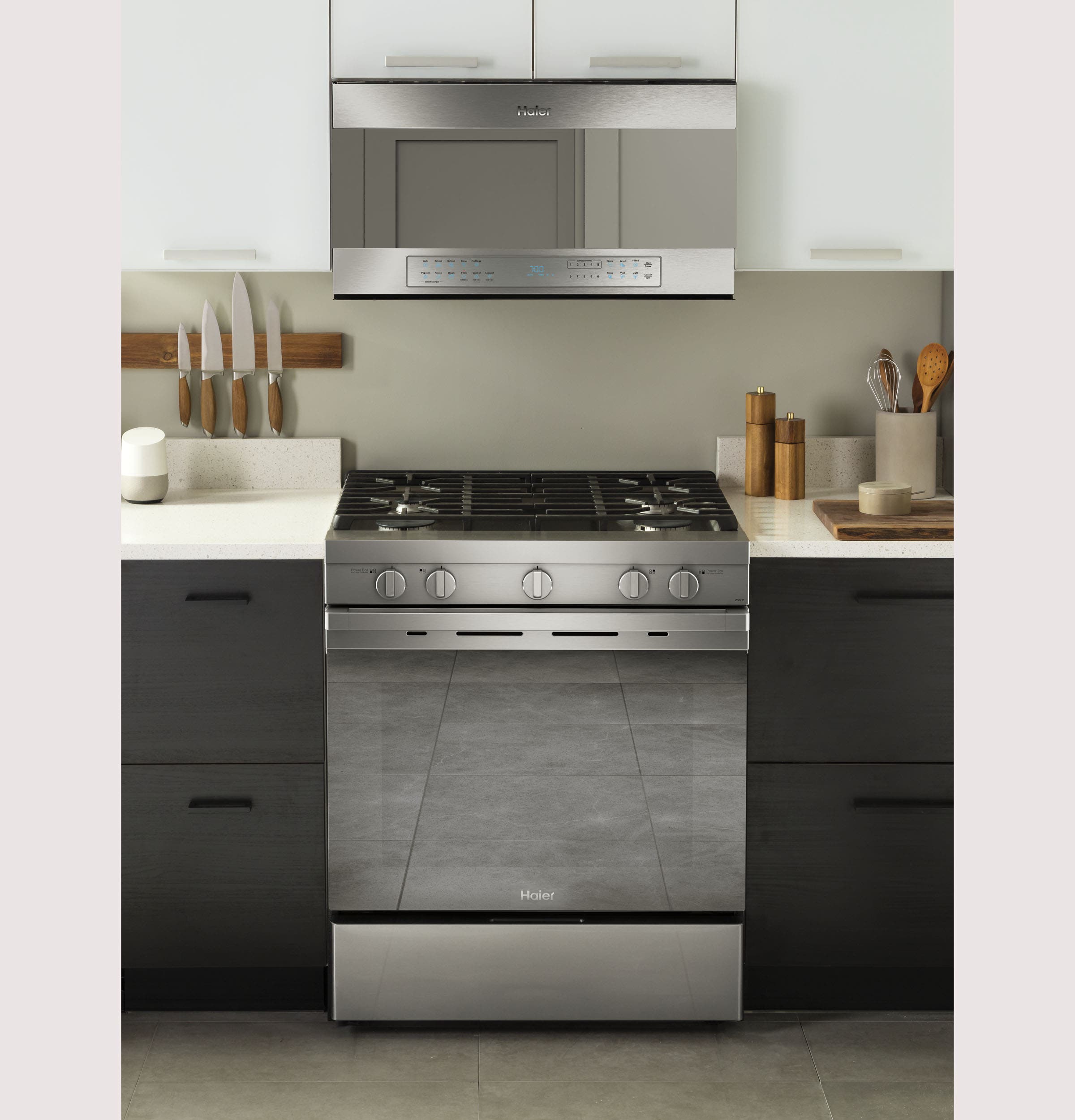 Haier QGSS740RNSS Stainless Steel, Natural Gas