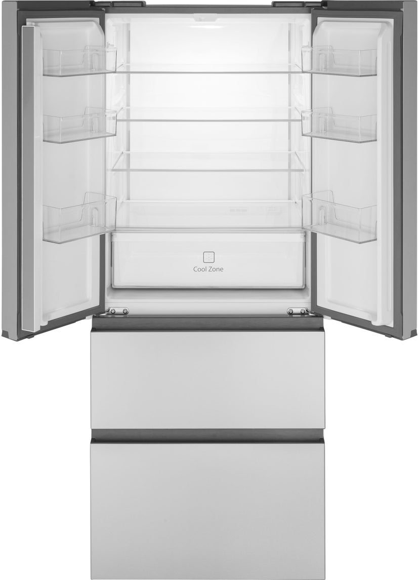 Haier QJS15HYRFS 28 Inch French Door Counter Depth Refrigerator wit...