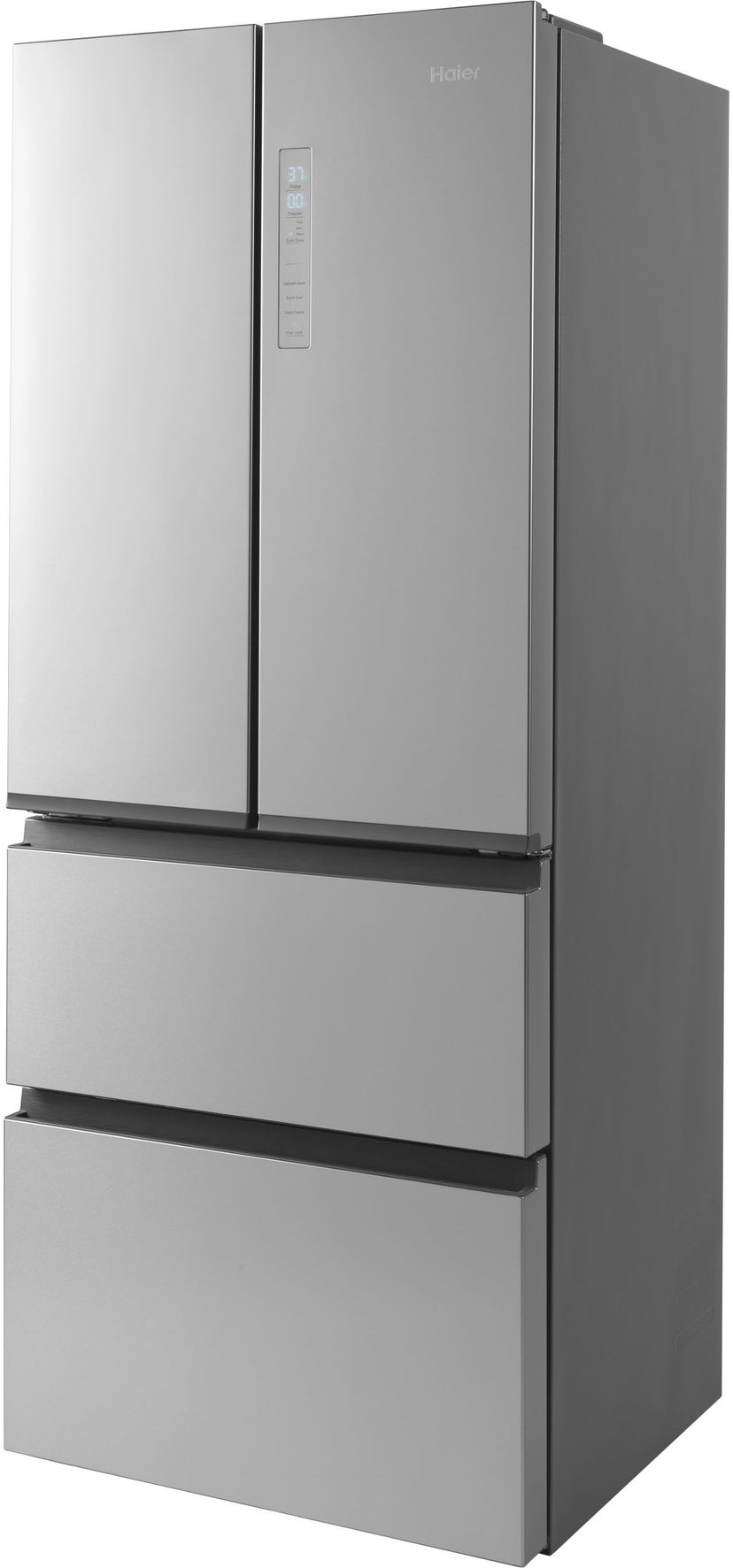 Haier QJS15HYRFS 28 Inch French Door Counter Depth Refrigerator wit...