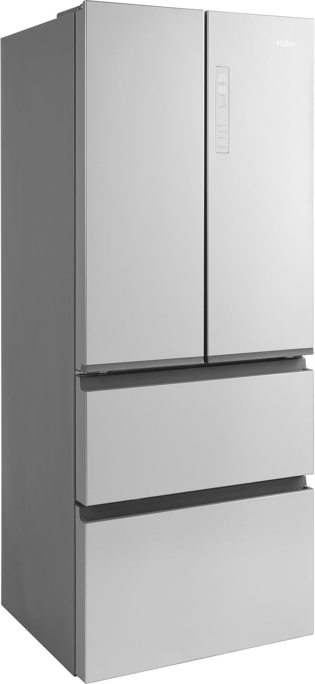 Haier QJS15HYRFS 28 Inch French Door Counter Depth Refrigerator wit...