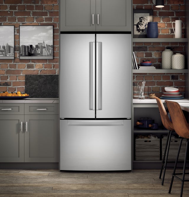 Haier QNE27JYMFS 36 Inch, 27 Cu. Ft. Freestanding French Door Refri...