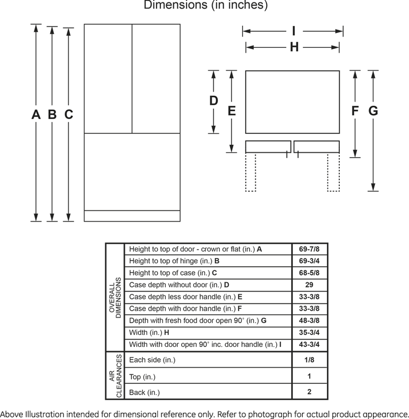 Haier QNE27JYMFS 36 Inch, 27 Cu. Ft. Freestanding French Door Refri...