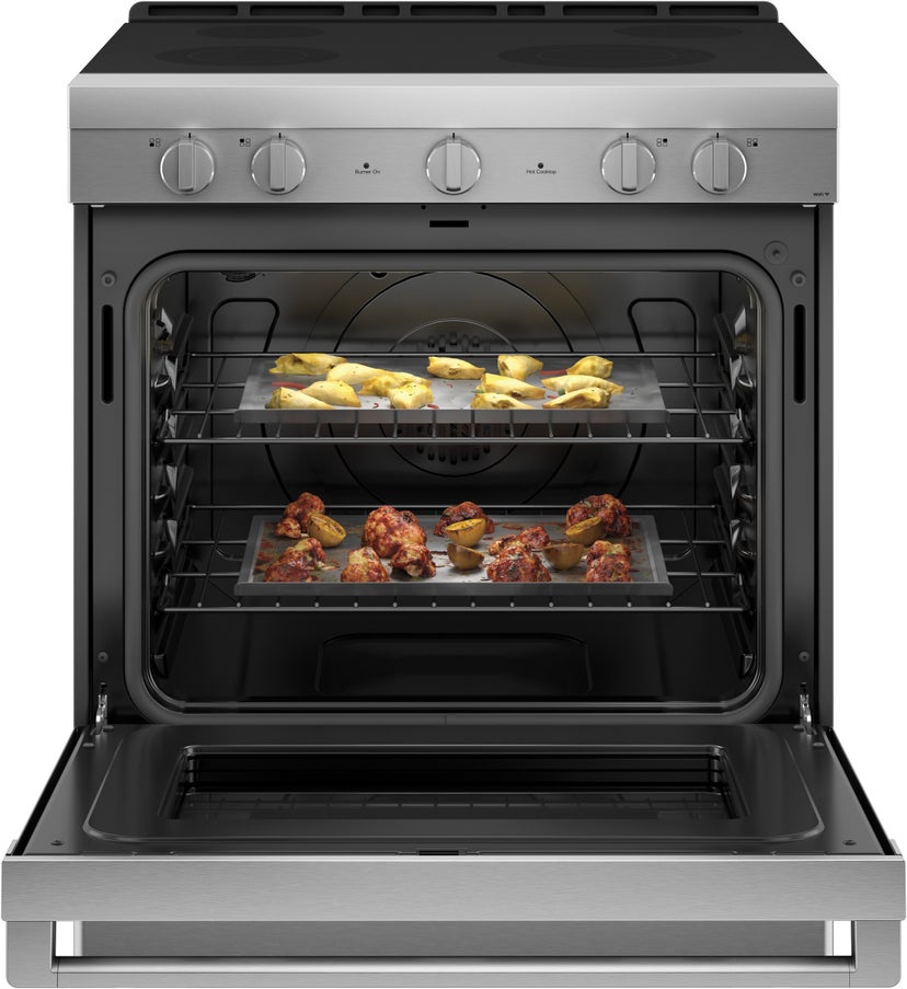 Haier QSS740RNSS 30 Inch Freestanding Electric Range with 4 Element...