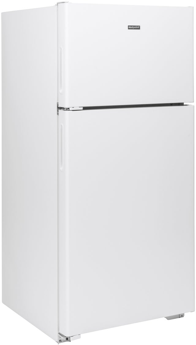 Hotpoint HPE16BTNLWW 15.6 Cu. Ft. Freestanding Top Freezer Refrigerator...