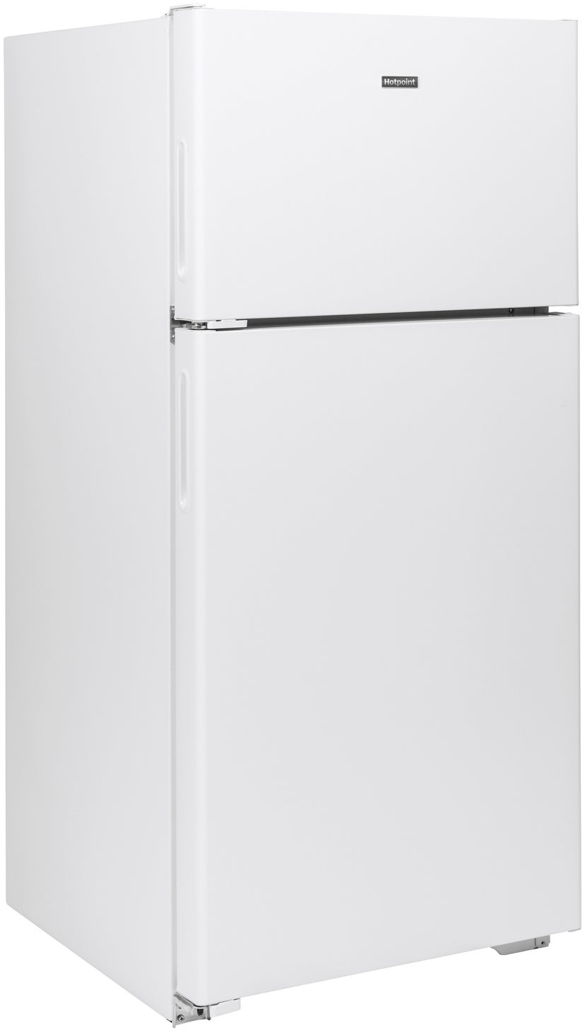 Hotpoint HPE16BTNLWW 15.6 Cu. Ft. Freestanding Top Freezer Refrigerator...