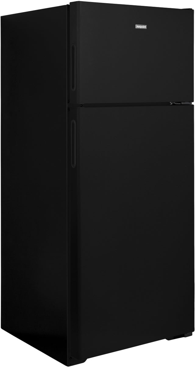 Hotpoint HPS18BTNRBB 17.5 Cu. Ft. Freestanding Recessed Handle Top-Free...