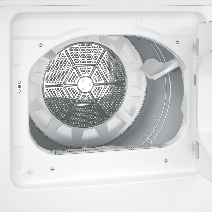 Hotpoint HTX24GASKWS 27 Inch Gas Dryer with 4 Drying Cycle: White