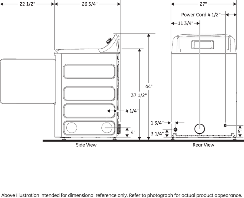 Hotpoint HTX24GASKWS 27 Inch Gas Dryer with 4 Drying Cycle: White