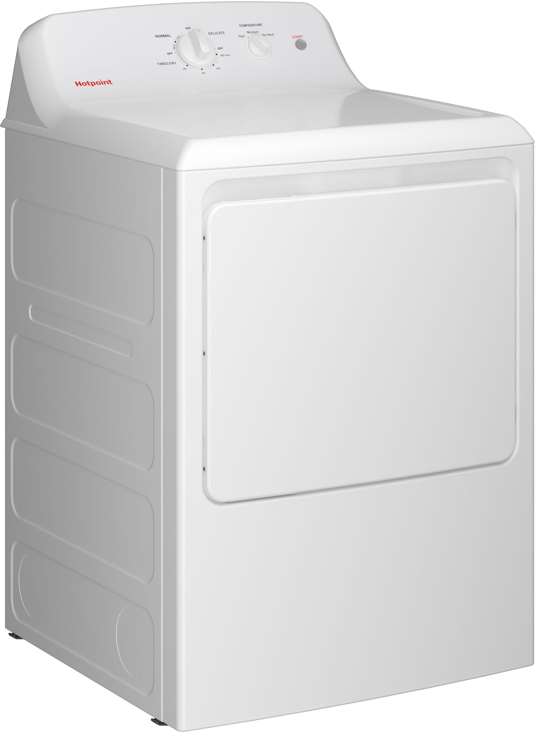 Hotpoint HTX26GASWWW 6.2 cu. ft. Capacity Gas Dryer White