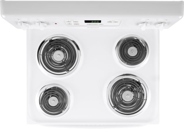 Hotpoint RBS360DMWW 30 Inch Freestanding Electric Range with 4 Coil El...