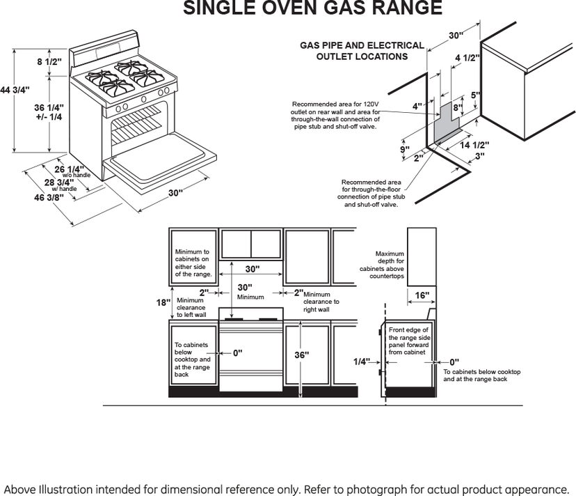 Hotpoint RGBS200DMWW 30 Inch Freestanding Gas Range with 4 Sealed Burne...