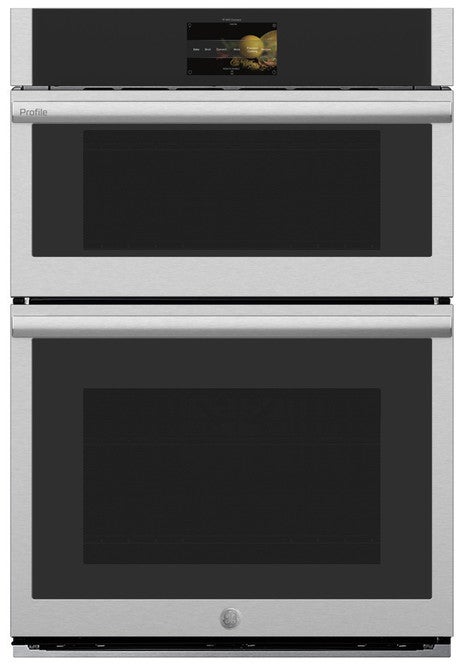 GE PT9900SWSS 30 Inch Combination Double Wall Oven with 4.7 cu. ...