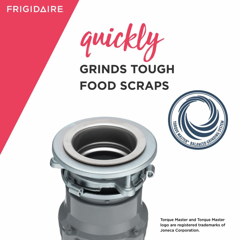 Frigidaire FF03DISPC1 1/3 HP Disposal, Corded: Gray