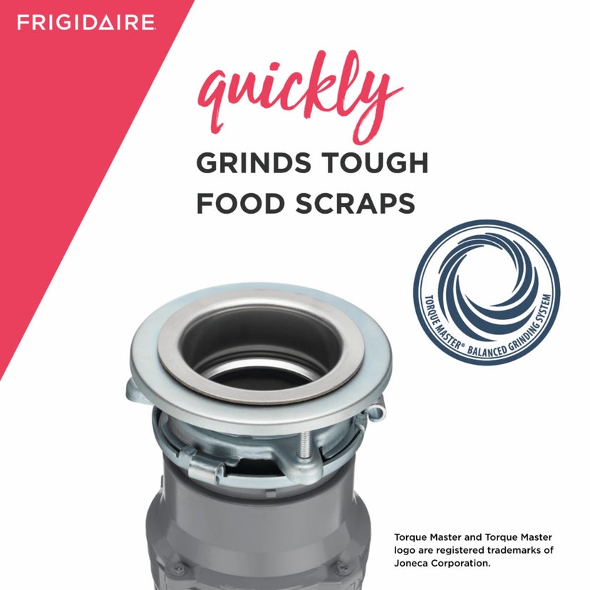 Frigidaire FF05DISPC1 1/2 HP Disposal, Corded: Gray