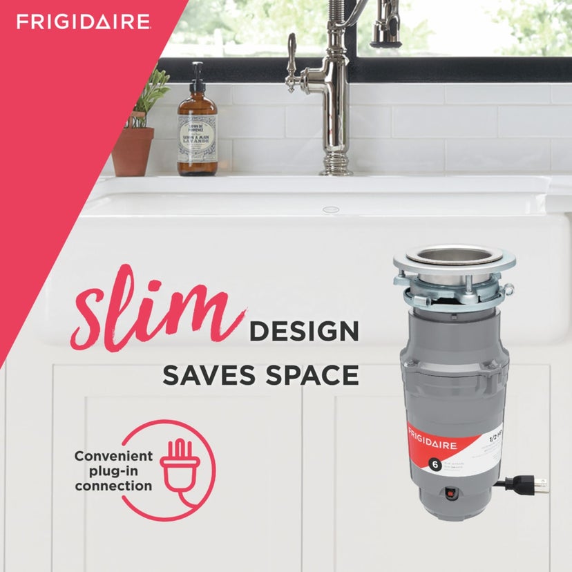 Frigidaire FF05DISPC1 1/2 HP Disposal, Corded: Gray