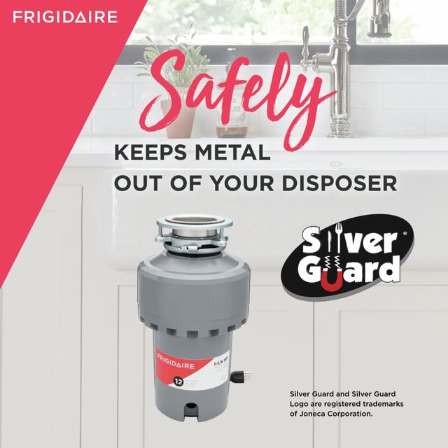 Frigidaire FF13DISPC1 1-1/4 HP Disposal, Corded: Gray