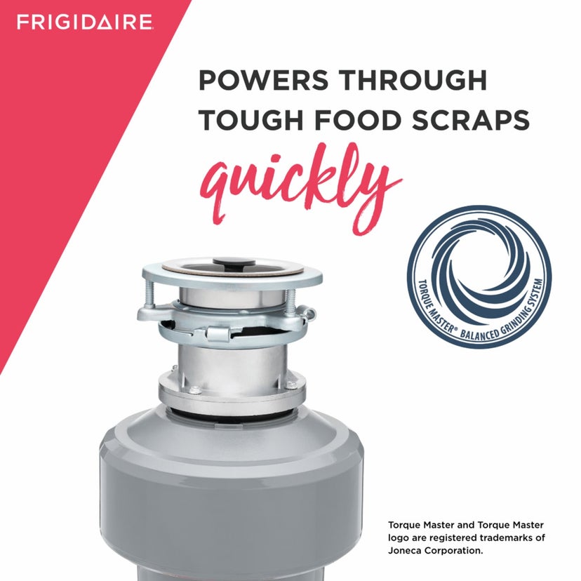 Frigidaire FF75DISPB1 3/4 HP Disposal: Gray