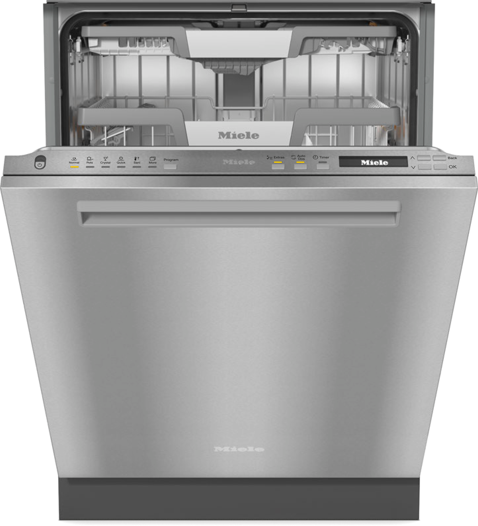 2ADM007 Miele SILVERSTAR シルバースター S344i Miele G7186SCVISFP 24 Inch Built-In Fully Integrated Smart