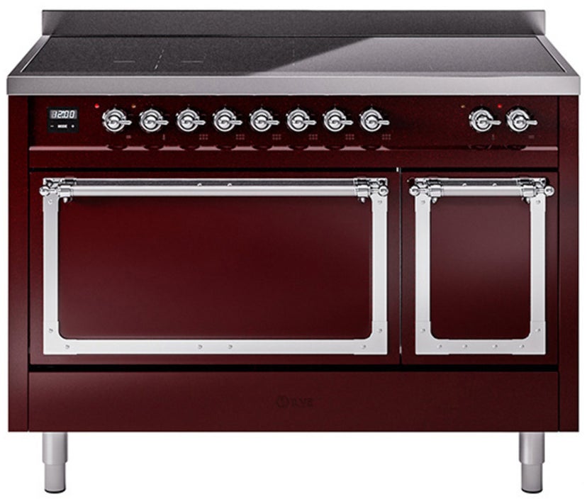 Ilve UNI486QNMPBUC Nostalgie II Noblesse 48 Inch Induction Range With...