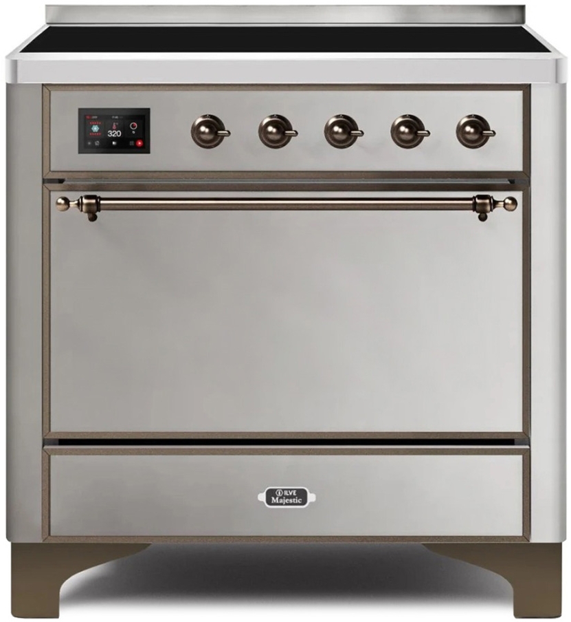 Ilve UMI09QNS3SSB Stainless Steel W/ Bronze Trim