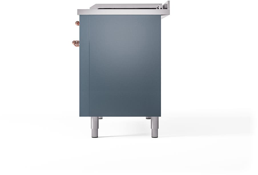 Ilve UN48FQNMPBGP Blue Grey With Copper Knobs, Natural Gas