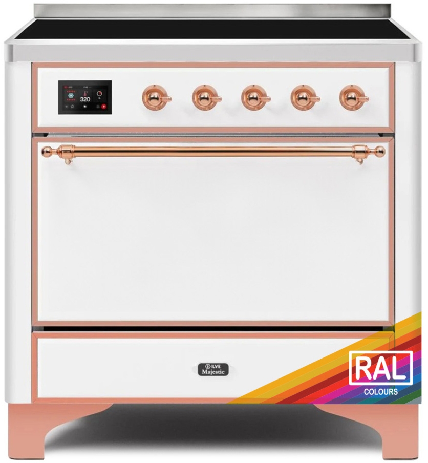 Ilve UMI09QNS3RAP Ral Custom Color With Copper Knobs