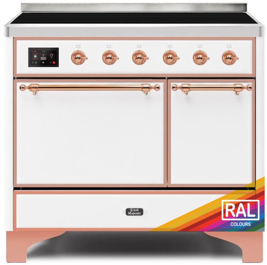 Ilve UMDI10QNS3RAP Ral Custom Color With Copper Knobs