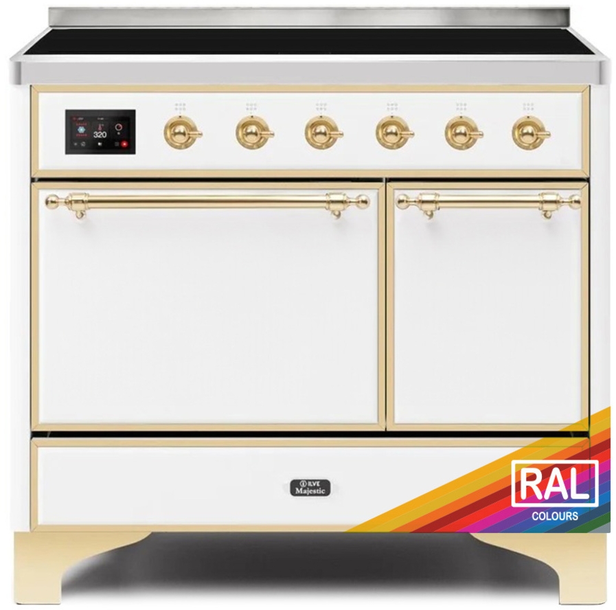 Ilve UMDI10QNS3RAG Ral Custom Color With Brass Knobs