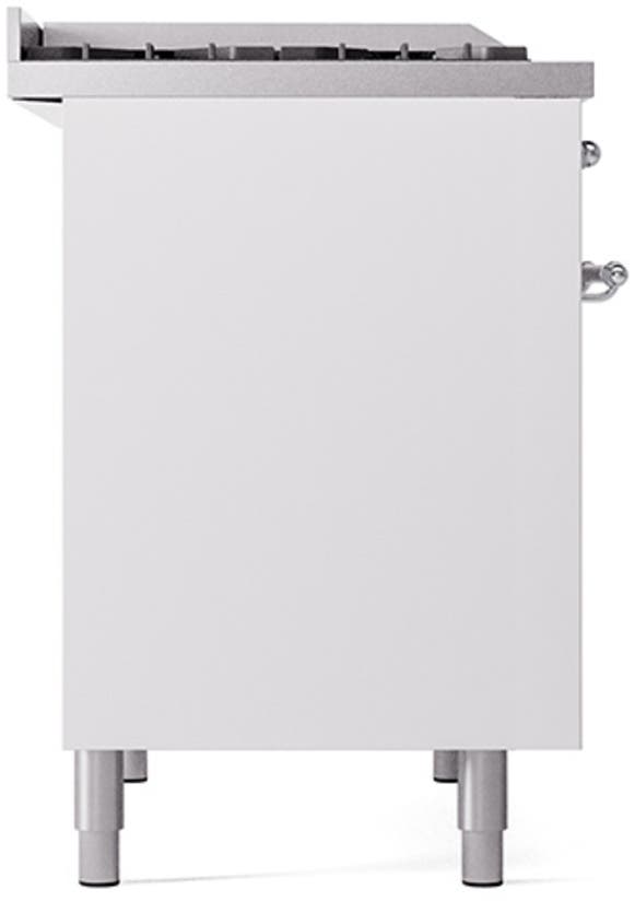 Ilve UPD40FQNMPWHCLP White With Chrome Trim, Lp