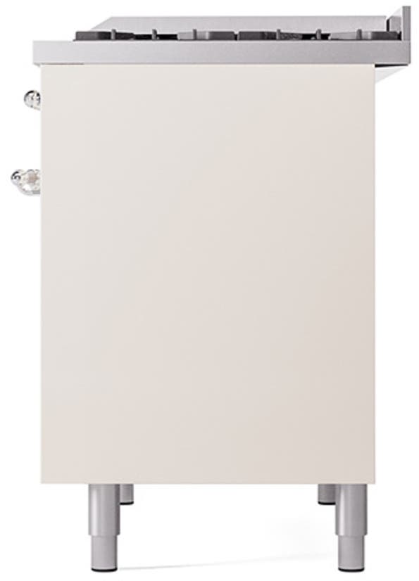 Ilve UPD40FQNMPWHCLP White With Chrome Trim, Lp
