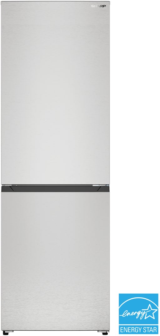 Sharp SJB1255GS 24 Inch Bottom Freezer Counter-Depth Refrigerator:...