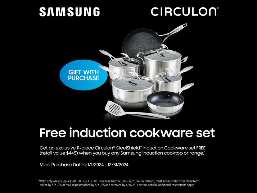 Samsung NZ36C3060UK 36" Smart Induction Cooktop with Wi-Fi : Black