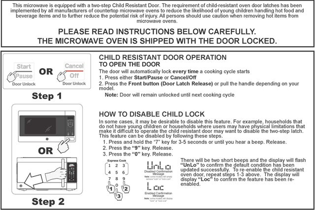 GE GCST10A1WSS 1.0 Cu. Ft. Capacity Countertop Convection Microwa...