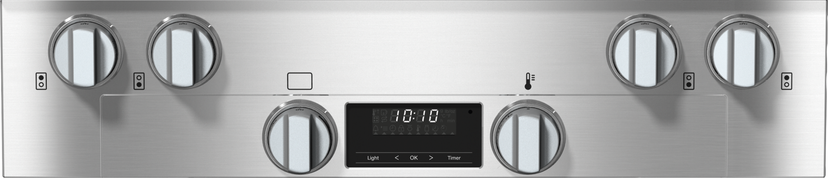 Miele HR11243G 30" Gas Range, Easy Control: Natural Gas, Clean To...