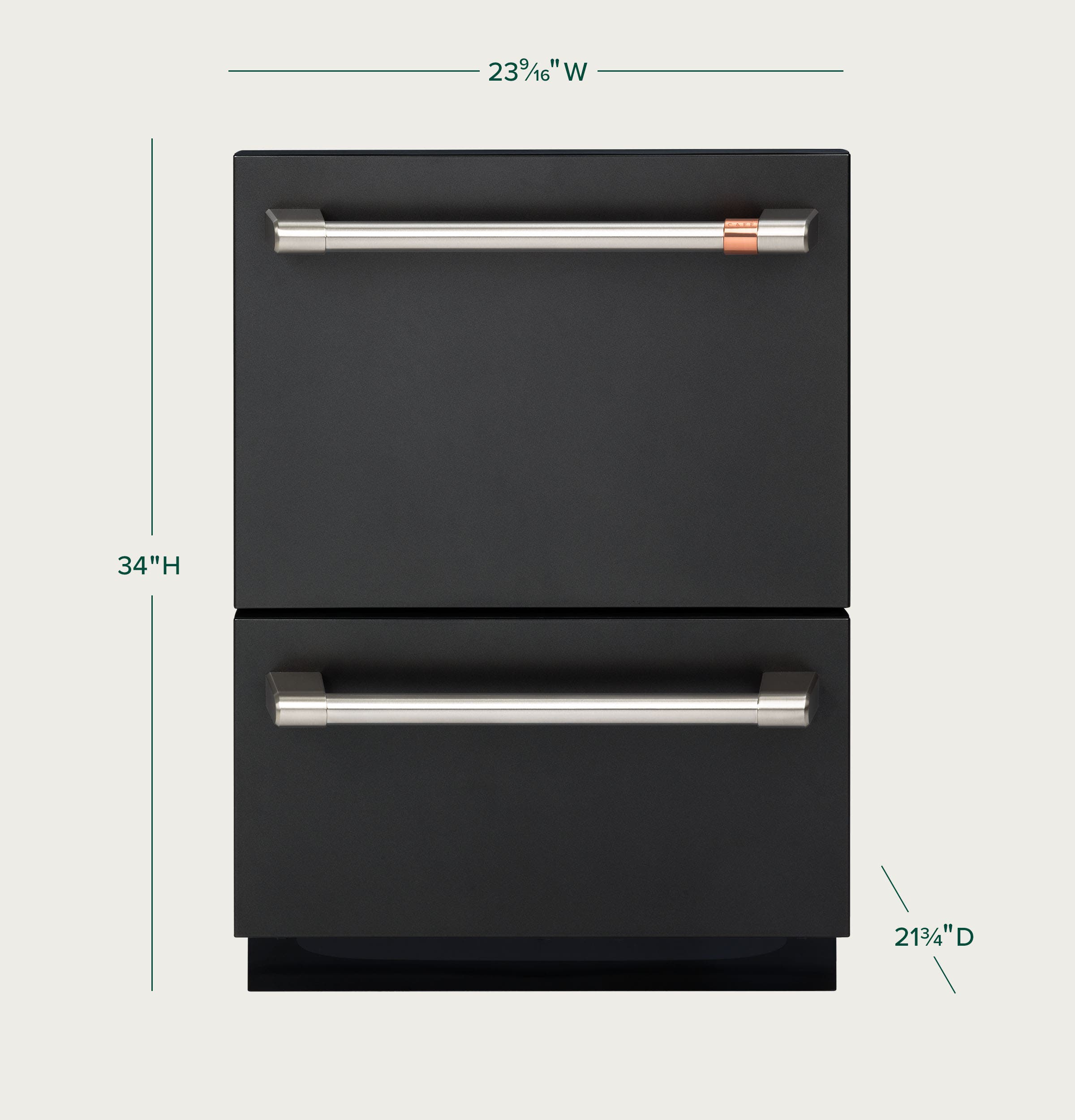 Cafe CDD420P3TD1 Matte Black