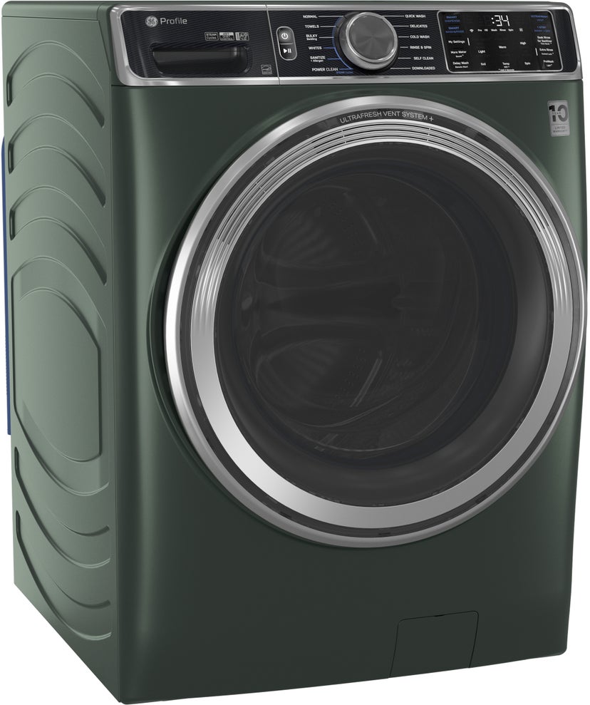 GE PFW955SPWGN 28 Inch Smart Front Load Washer with 5.50 cu ft Ca...