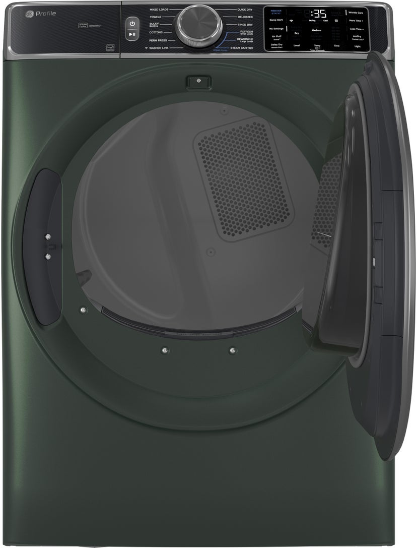 GE PFD95ESPWGN 29 Inch Smart Front Load Electric Dryer With 7.8 C...